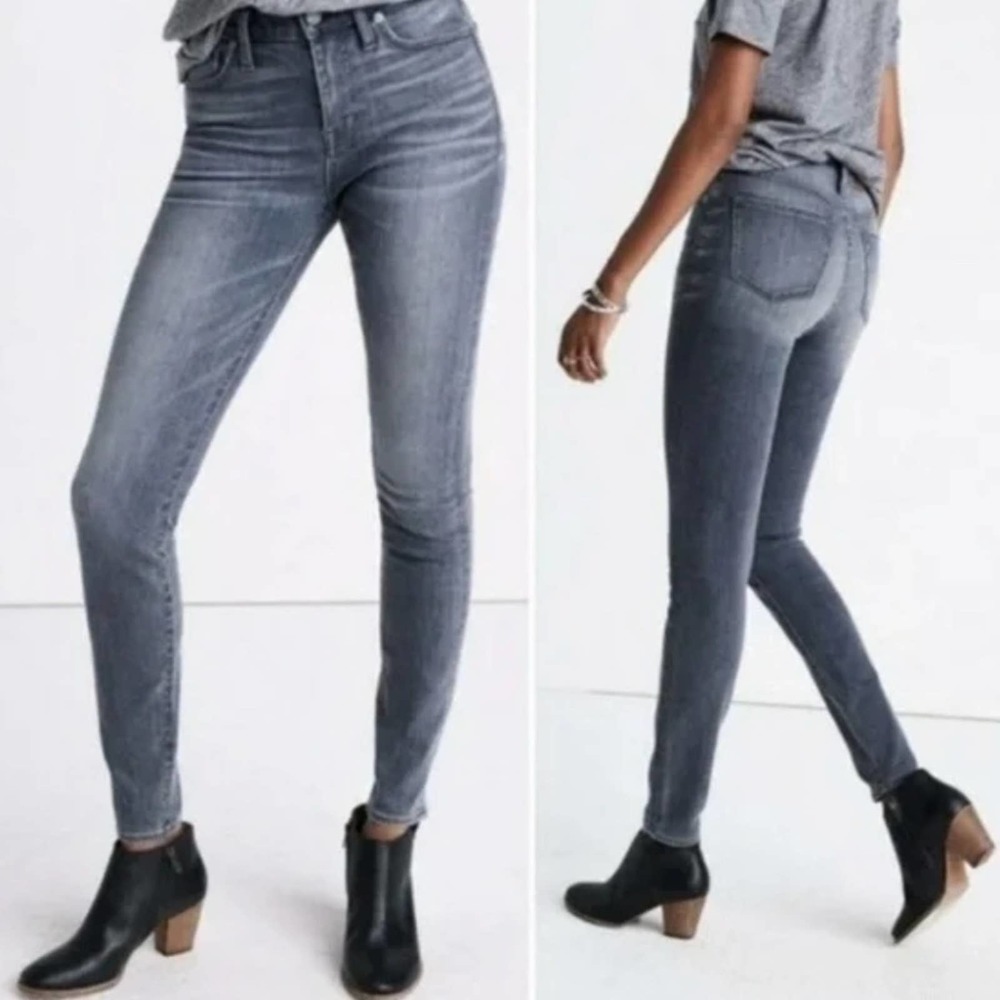 Madewell High Rise Skinny Jeans in Shaw Wash